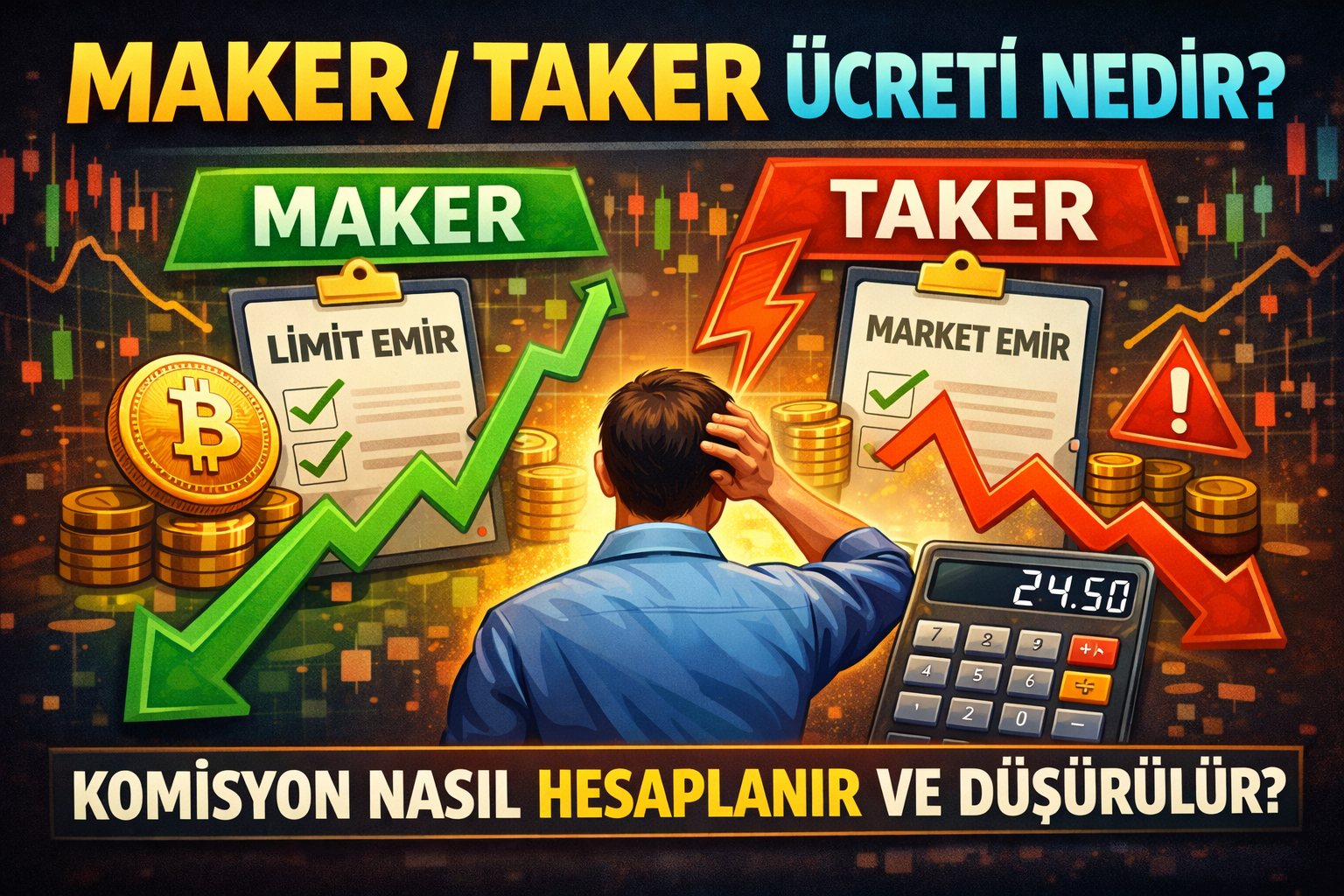 Maker / Taker Ücreti Nedir? Kriptoda İşlem Maliyeti Nasıl Düşürülür?