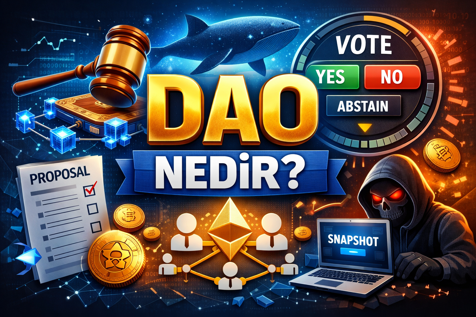 DAO nedir? Yönetişim nasıl işler, oylama tuzakları